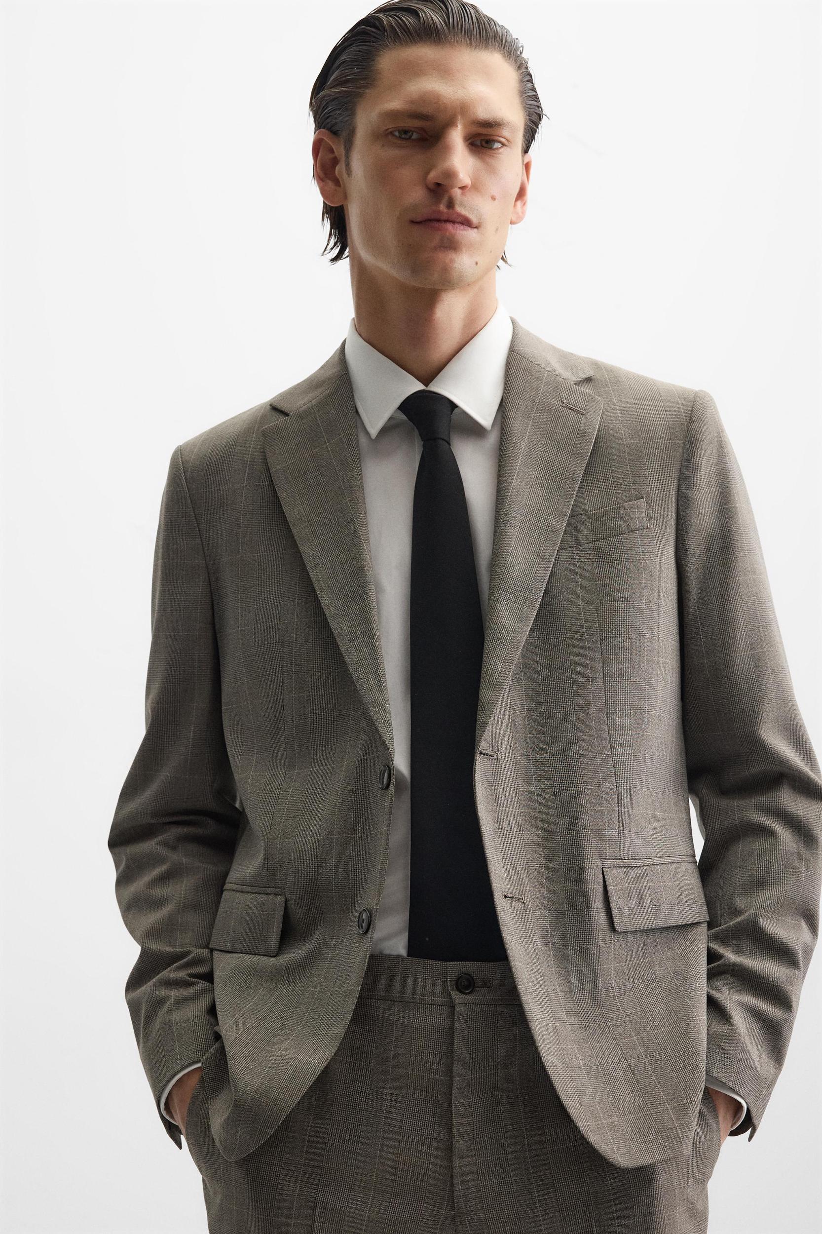 PLAID SUIT JACKET Product Image