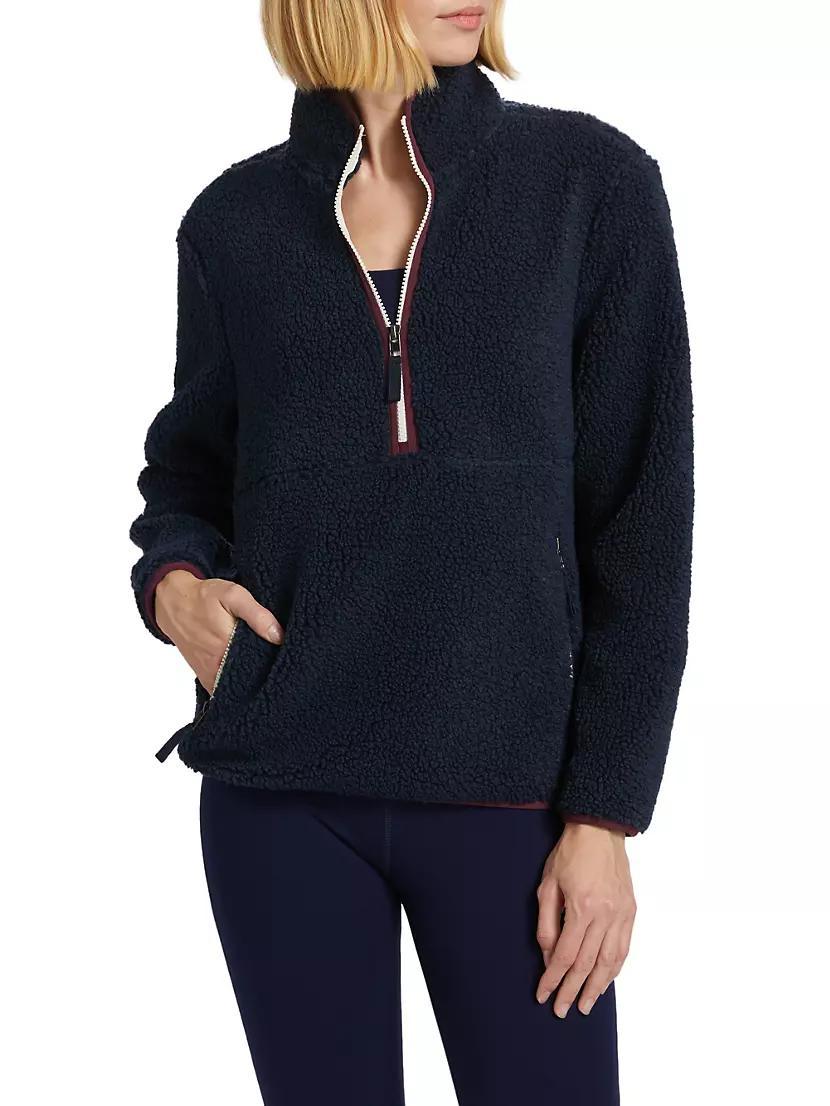 Libby Sherpa Half-Zip Sweatshirt Product Image