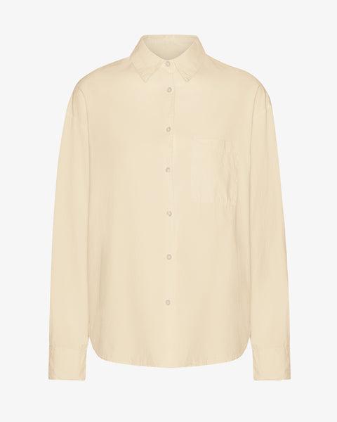 Organic Oversized Shirt - Soft Yellow Product Image