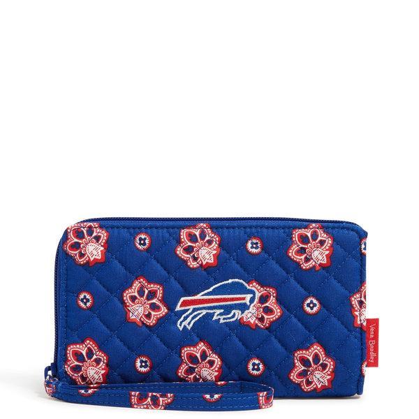 Vera Bradley NFL RFID Front Zip Wristlet Women in Buffalo Bills Bandana Product Image