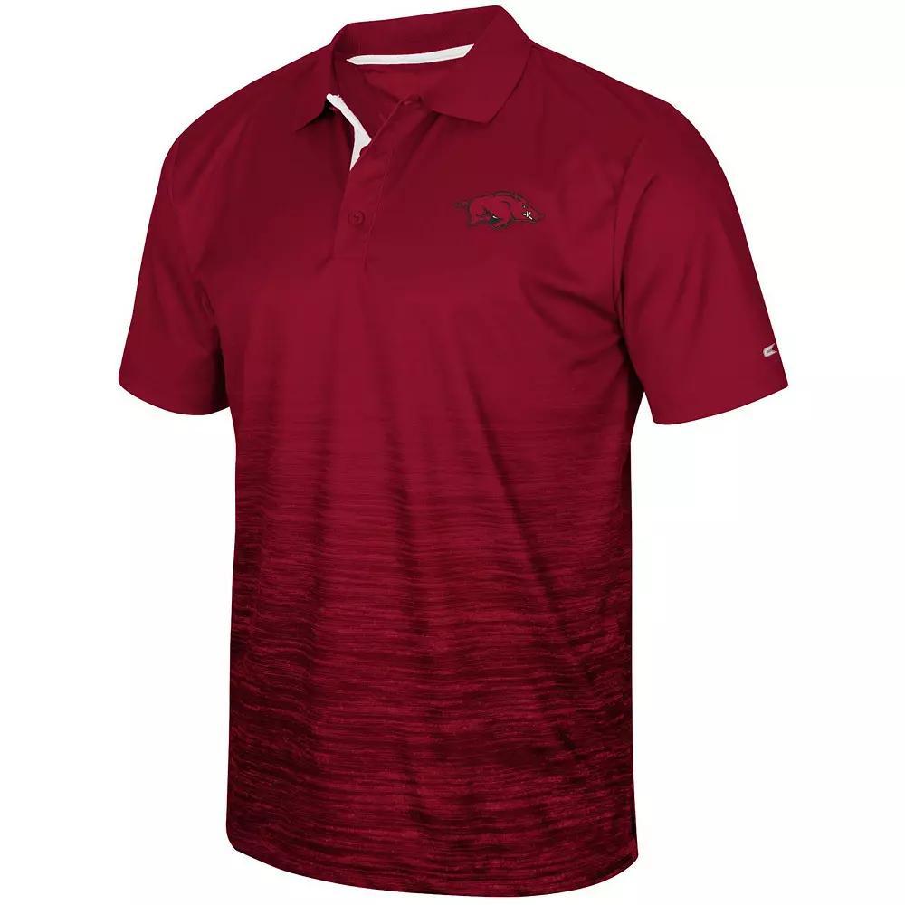 Men's Colosseum Cardinal Arkansas Razorbacks Marshall Polo, Size: Large, Red Product Image