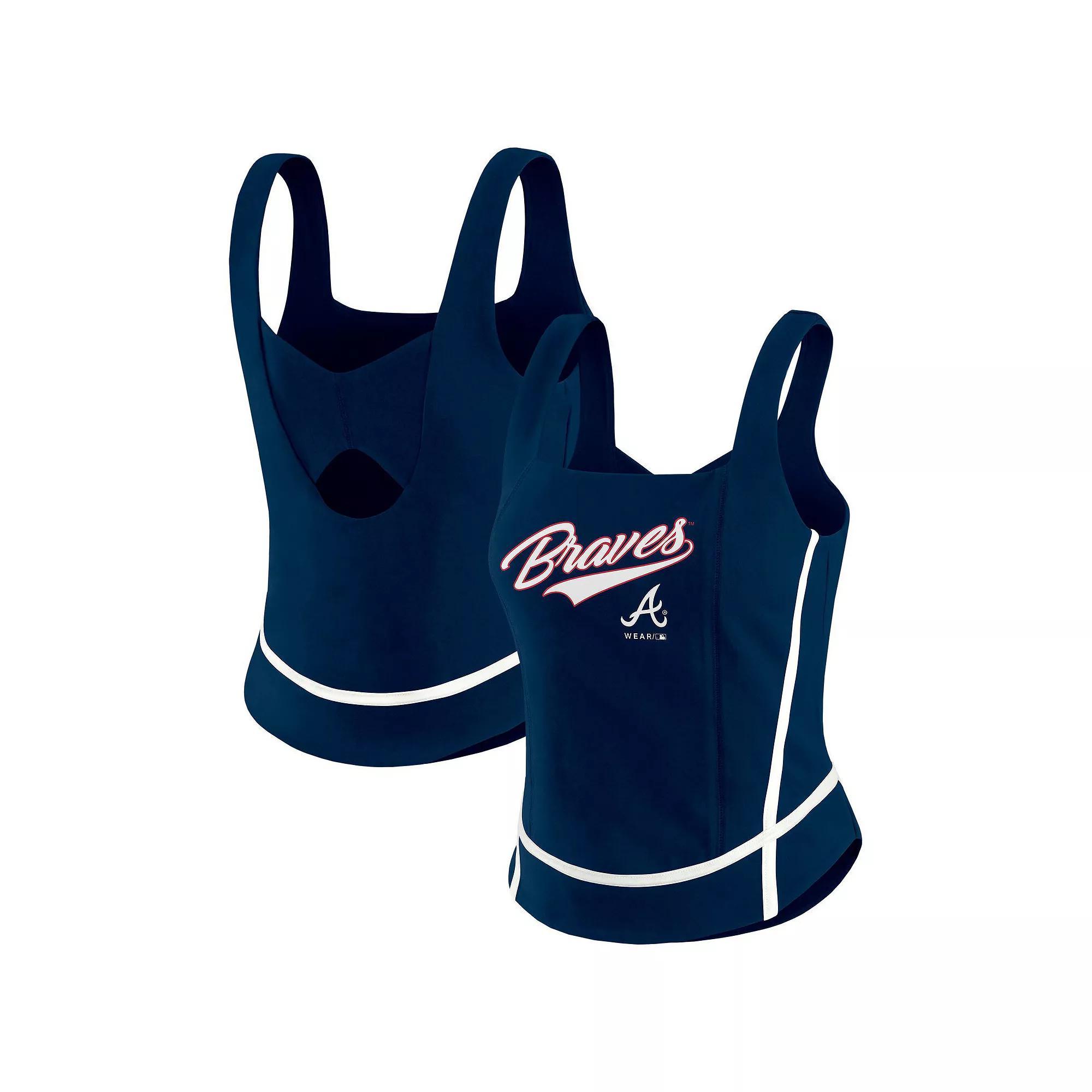 Women's WEAR by Erin Andrews Black Cincinnati Bengals Square Neck Tank Top,  Product Image