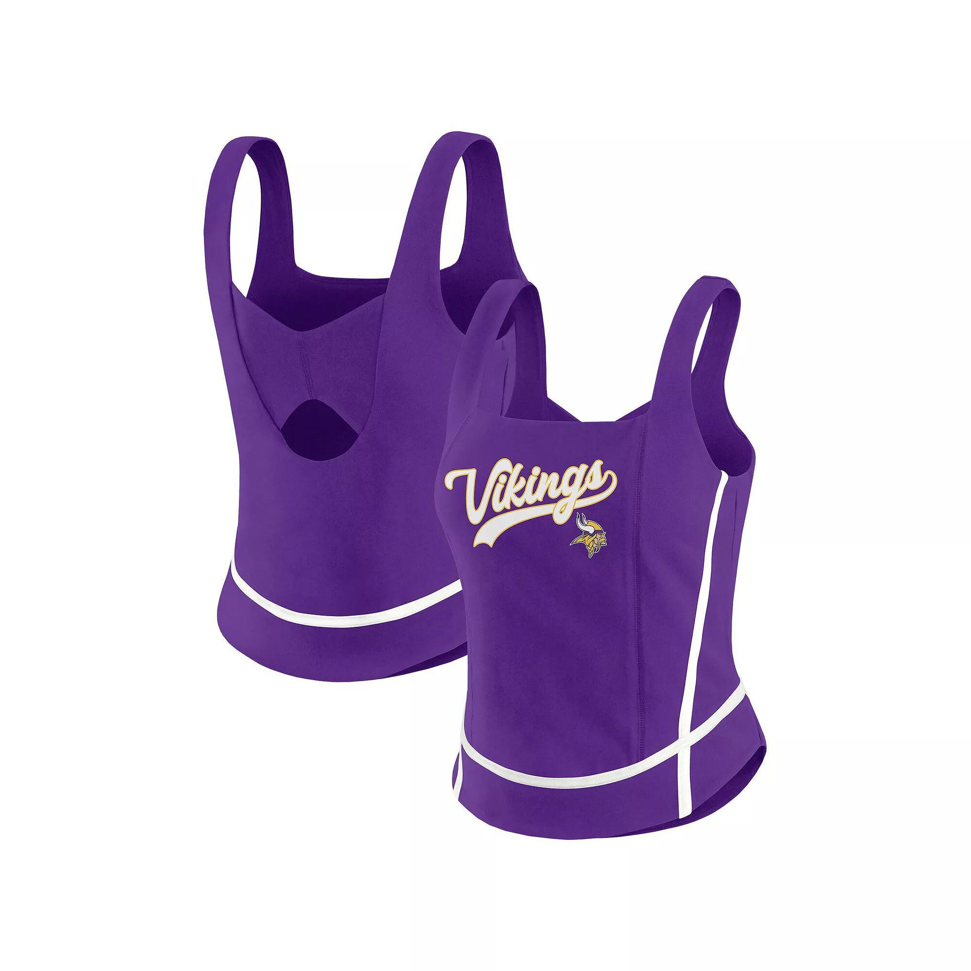 Women's WEAR by Erin Andrews Black Cincinnati Bengals Square Neck Tank Top,  Product Image