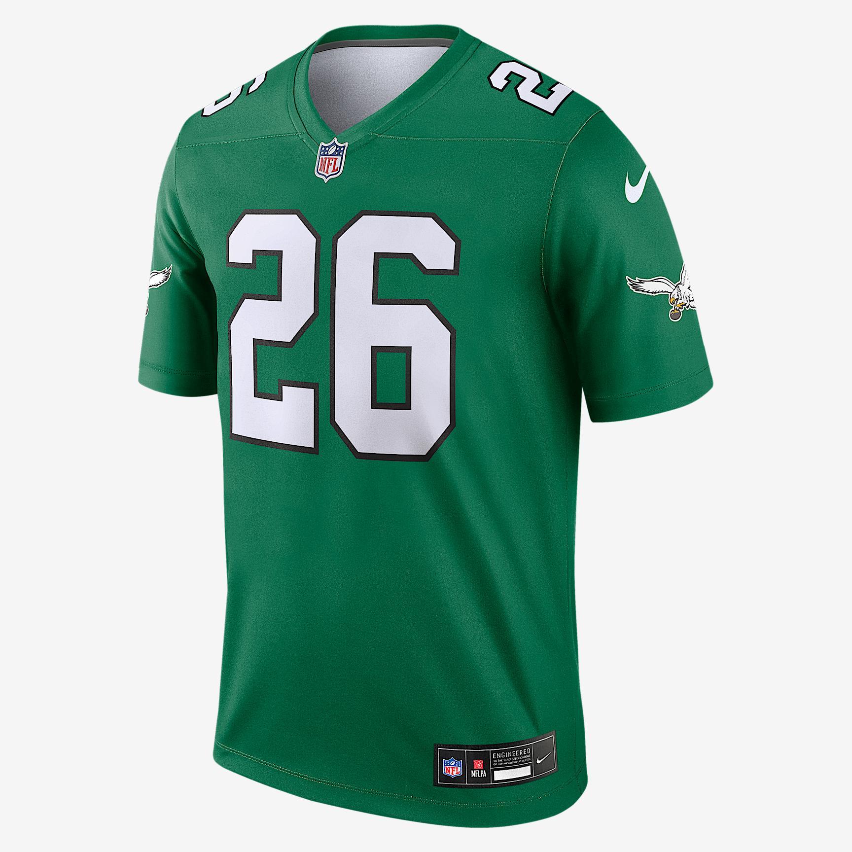 Saquon Barkley Philadelphia Eagles Nike Mens Dri-FIT NFL Legend Jersey | 94NM03T786F-YZ2 Product Image