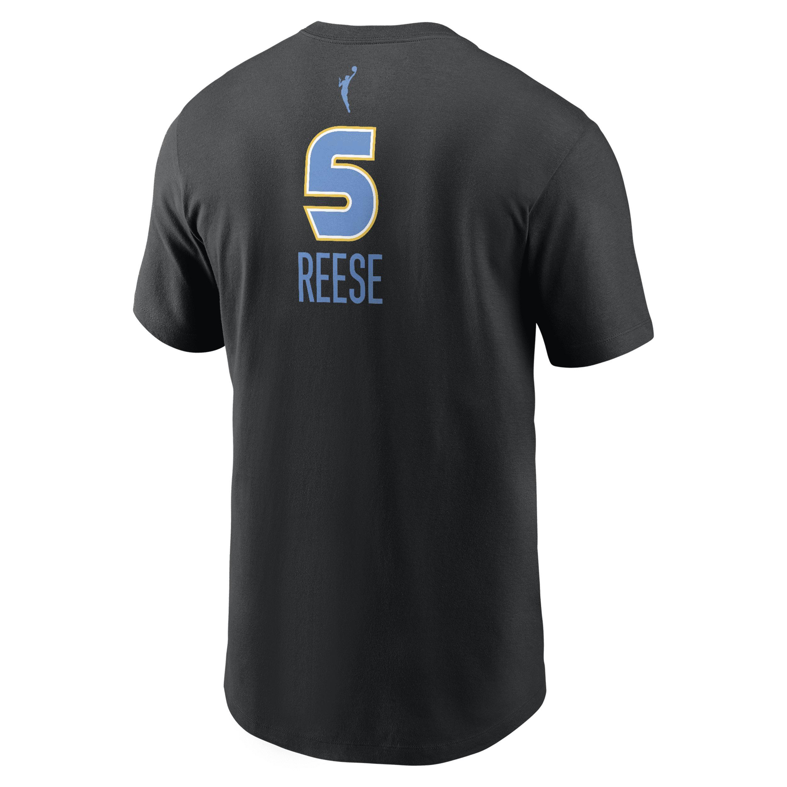 Unisex Nike Angel Reese Black Chicago Sky 2024 WNBA Draft Name & Number T-Shirt, Adult Unisex Product Image