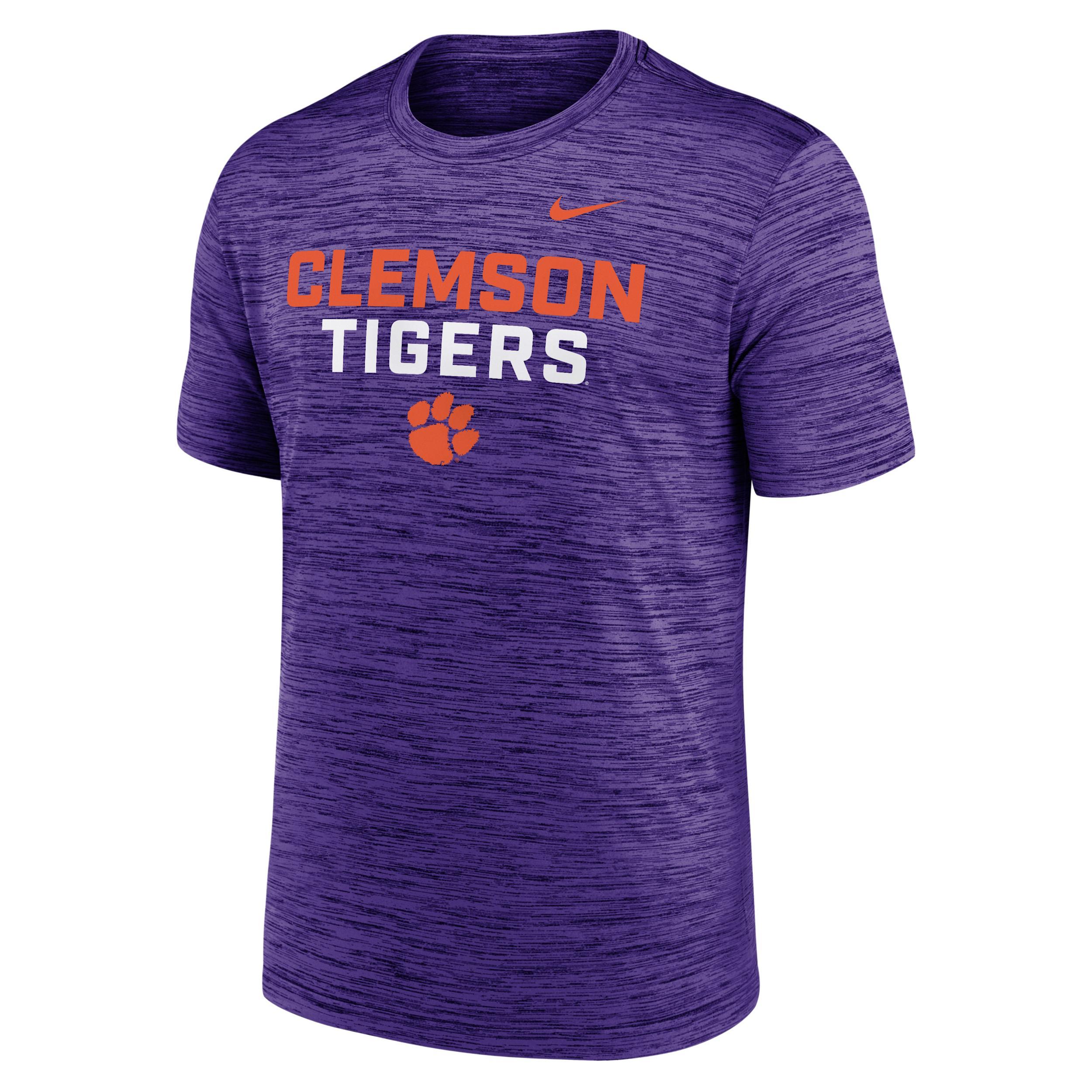 Auburn Campus Center Stack Velocity Nike Mens Dri-FIT College T-Shirt | NKPQ41SAUN-907 Product Image
