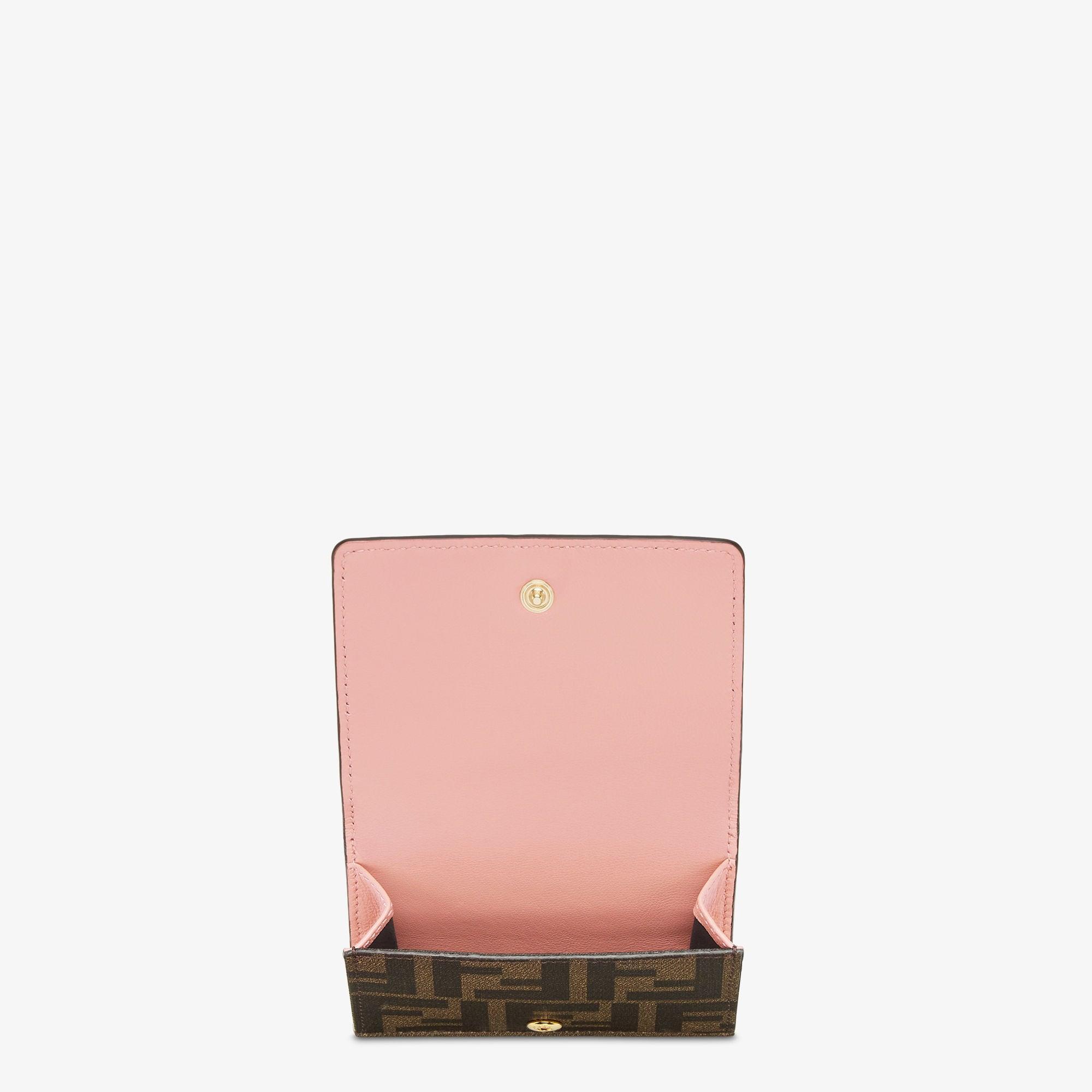 Fendi WalletLunar New Year brown FF fabric wallet Product Image