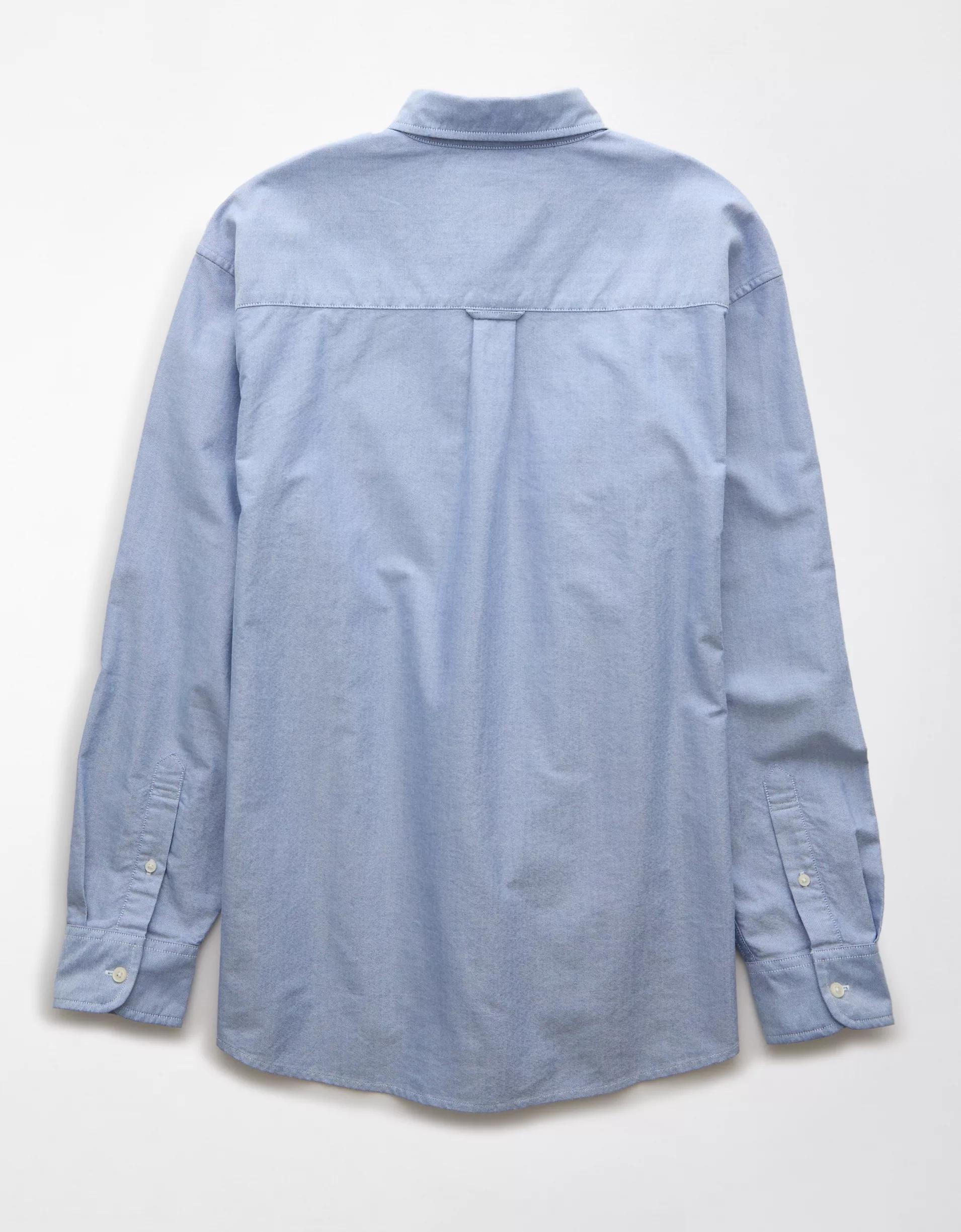 AE Everyday Relaxed Oxford Button-Up Shirt Product Image