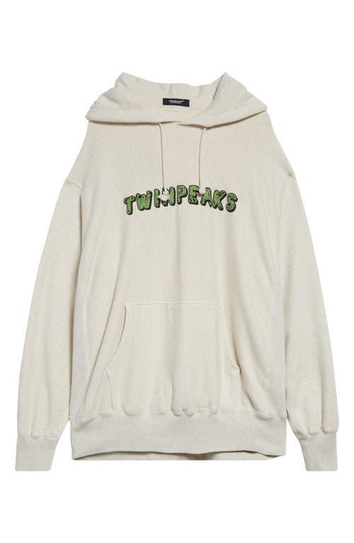 UNDERCOVER Graphic-print Cotton Hoddie In Neutrals Product Image