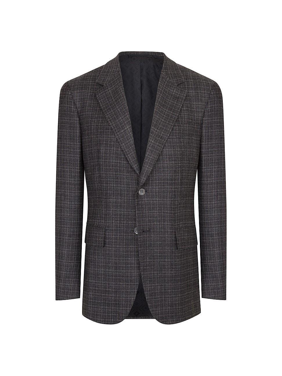 Mens Woven Jacket with 2 Buttons Product Image