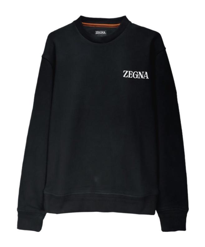 ZEGNA Round-neck Sweater In Black Product Image