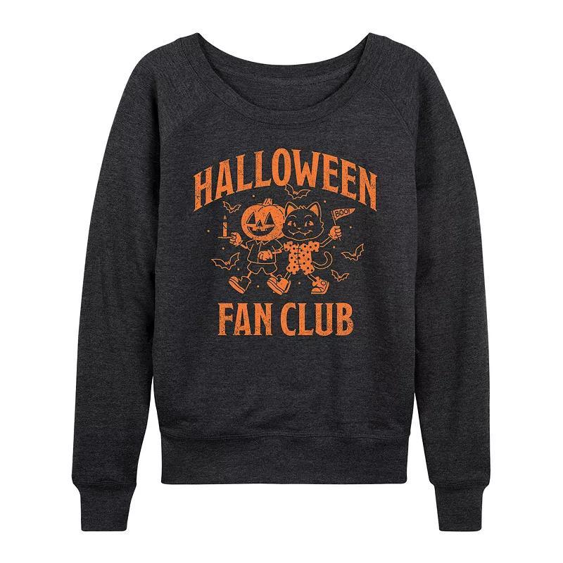 Women's Halloween Fan Club French Terry Long Sleeve Tee,  Product Image