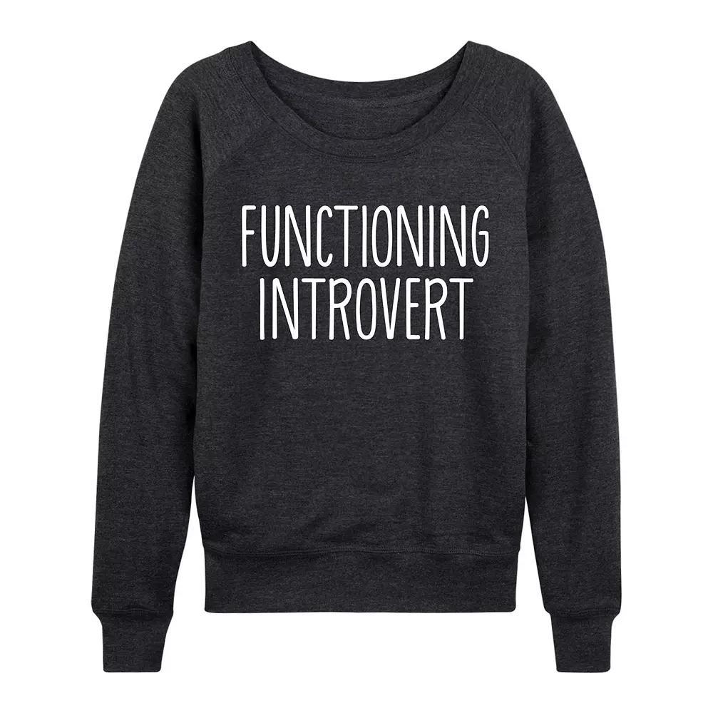 Women's Functioning Introvert French Terry Long Sleeve Tee, Girl's,  Product Image