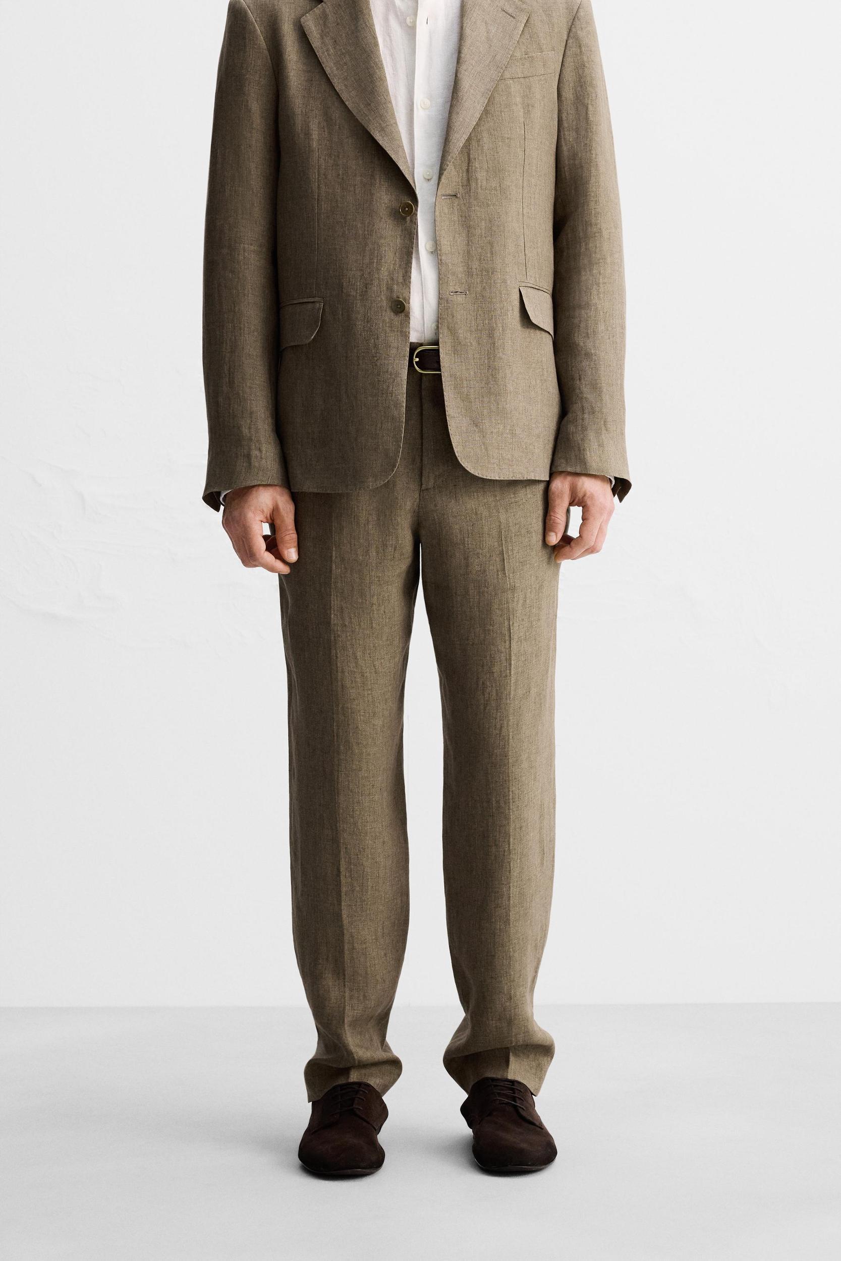 LIMITED EDITION 100% LINEN SUIT PANTS Product Image