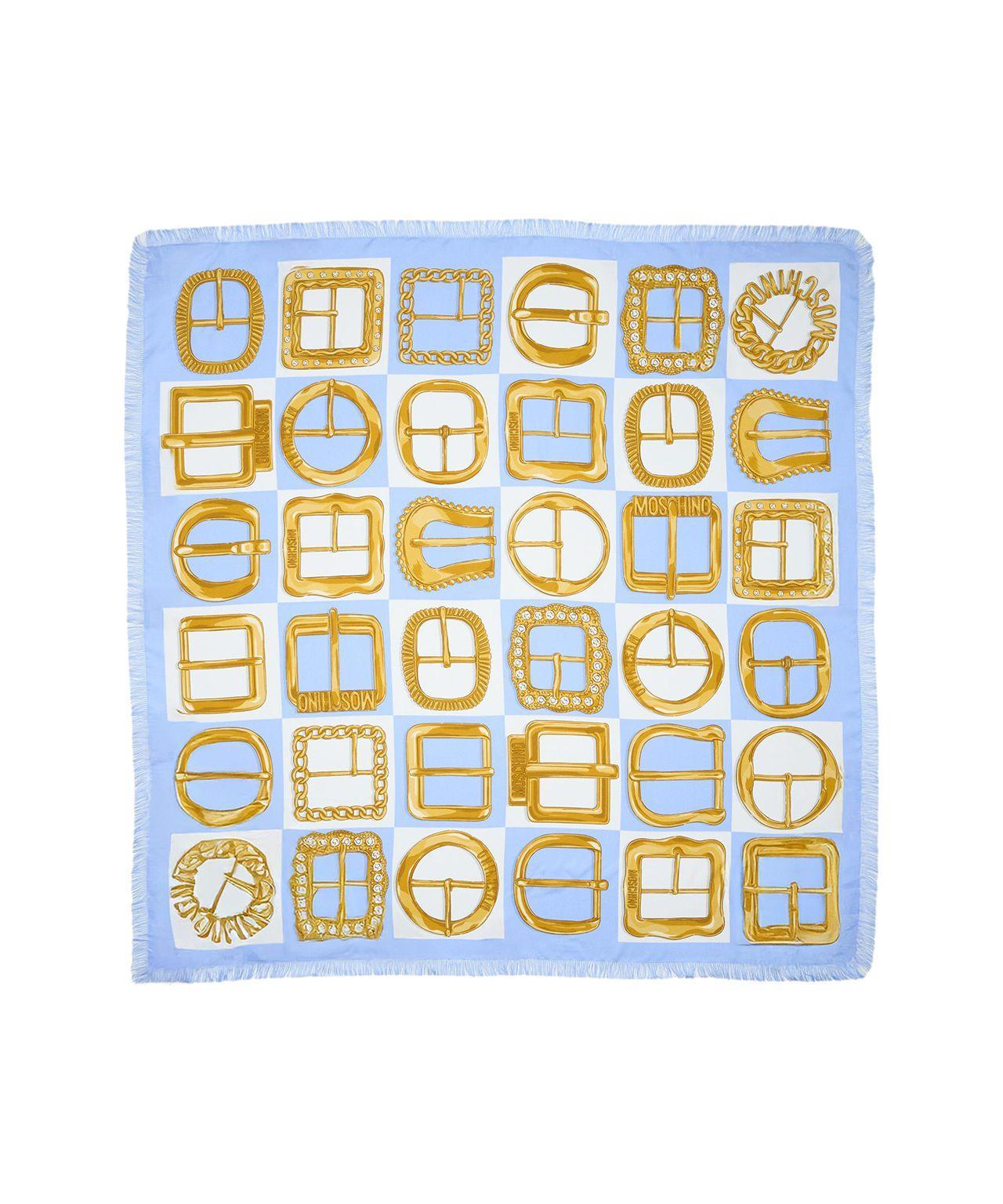 Silk scarf with print Product Image