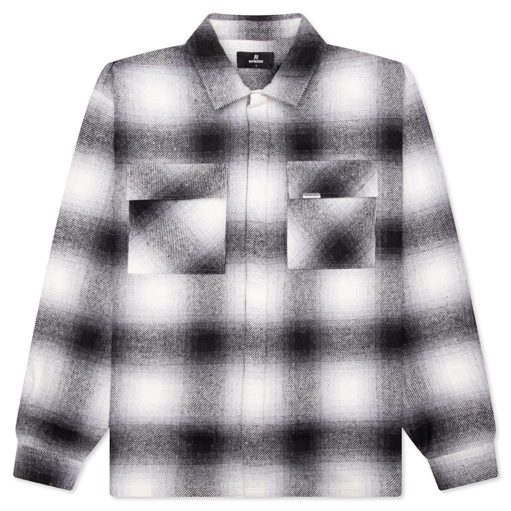 Spirits of Summer Flannel Shirt - Black/White Male Product Image