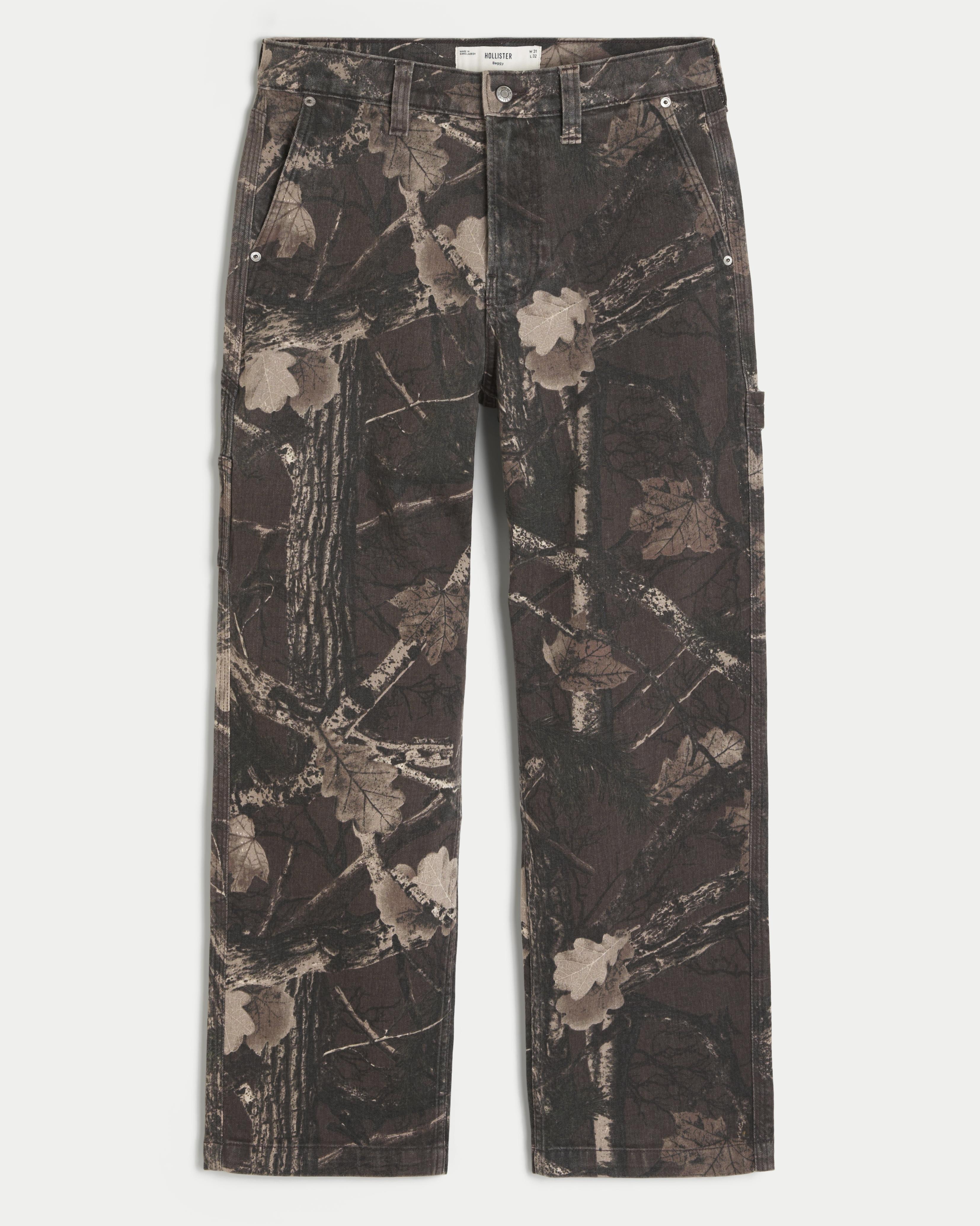 Camo Baggy Painter Jeans Product Image