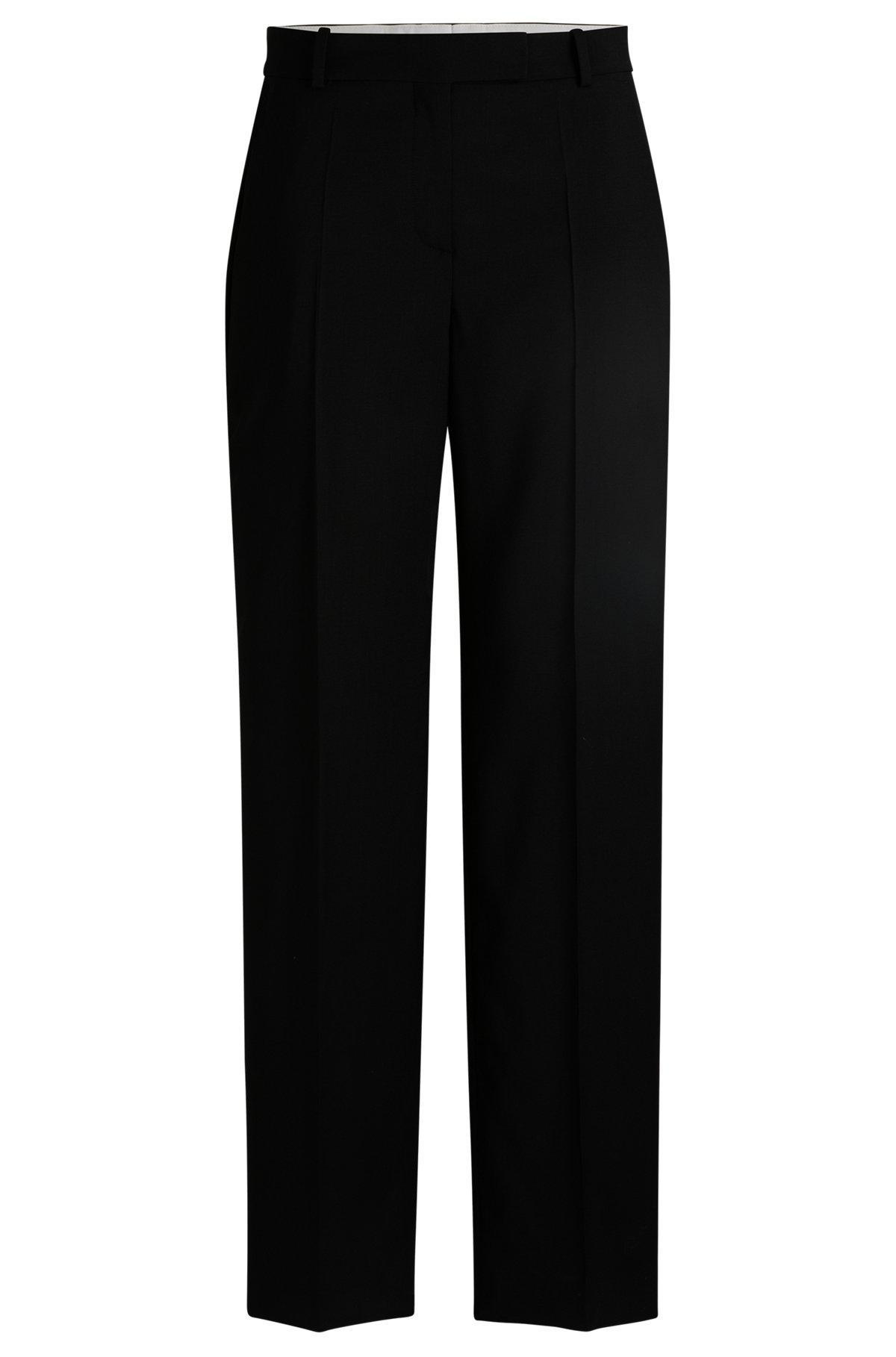 Straight-leg trousers in wool Product Image