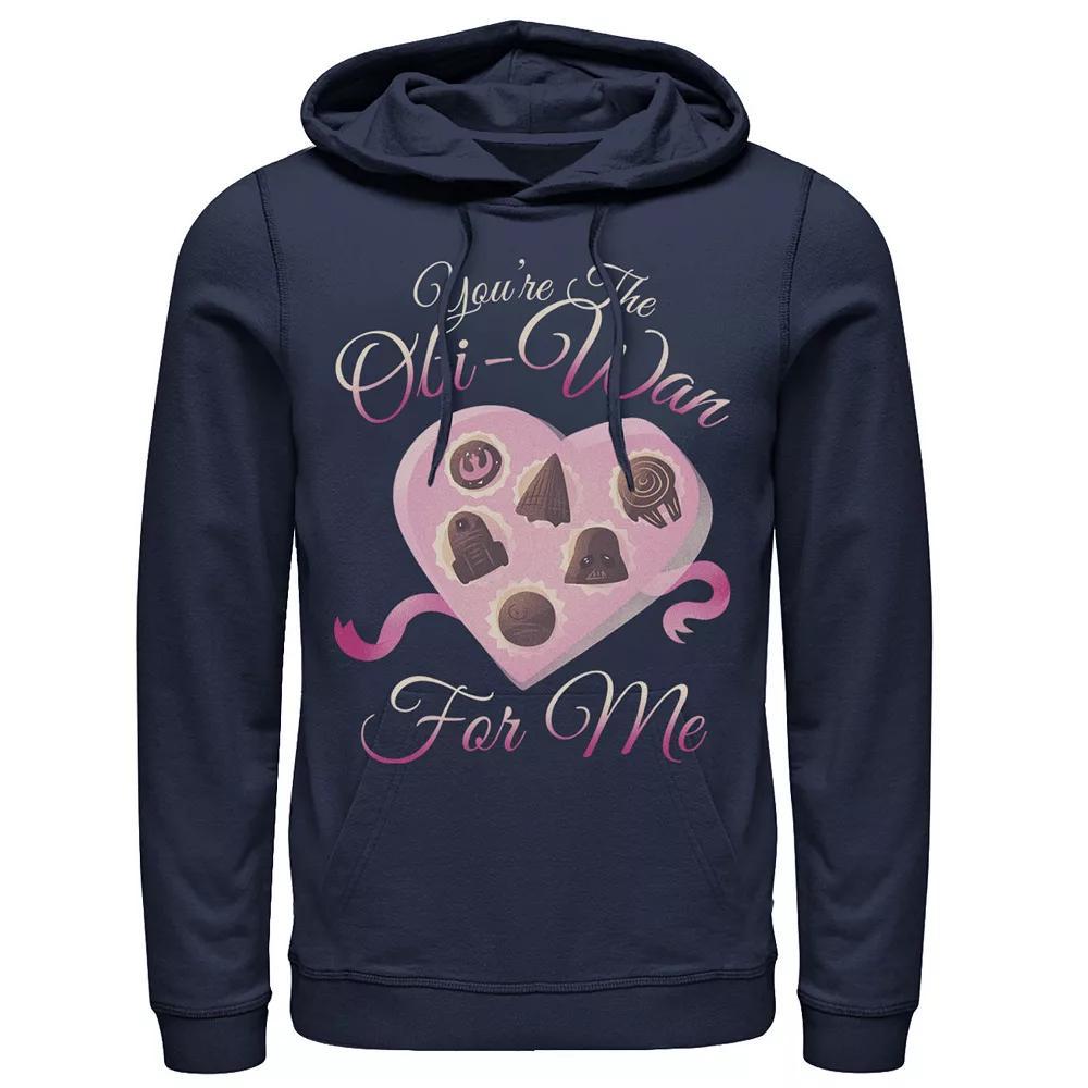 Men's Star Wars Valentine's Day "You're The Obi-Wan For Me" Heart Box Hoodie,  Product Image