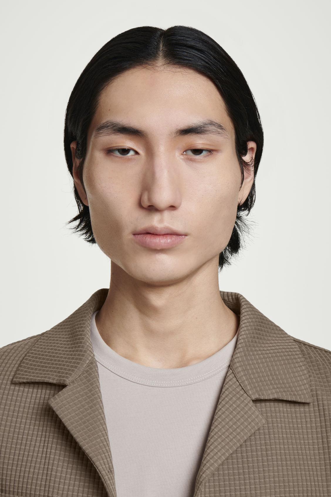 RELAXED TEXTURED COTTON RESORT SHIRT Product Image