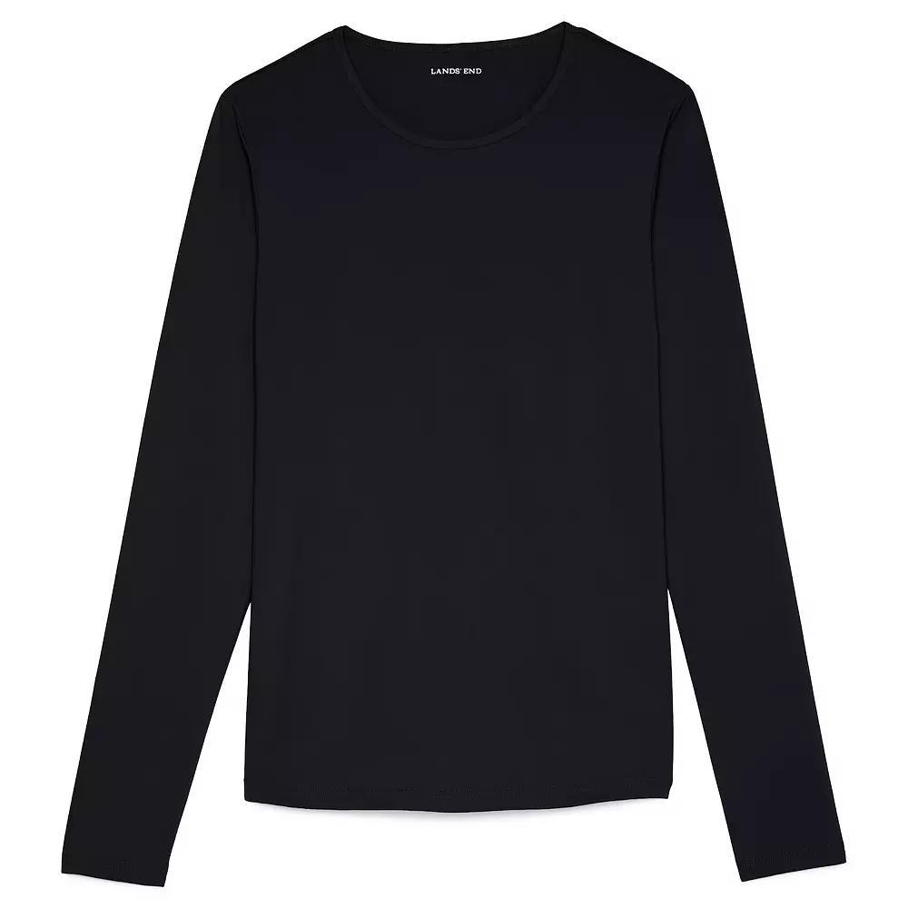 Petite Lands' End UPF 50 Long Sleeve Rash Guard, Women's,  Product Image