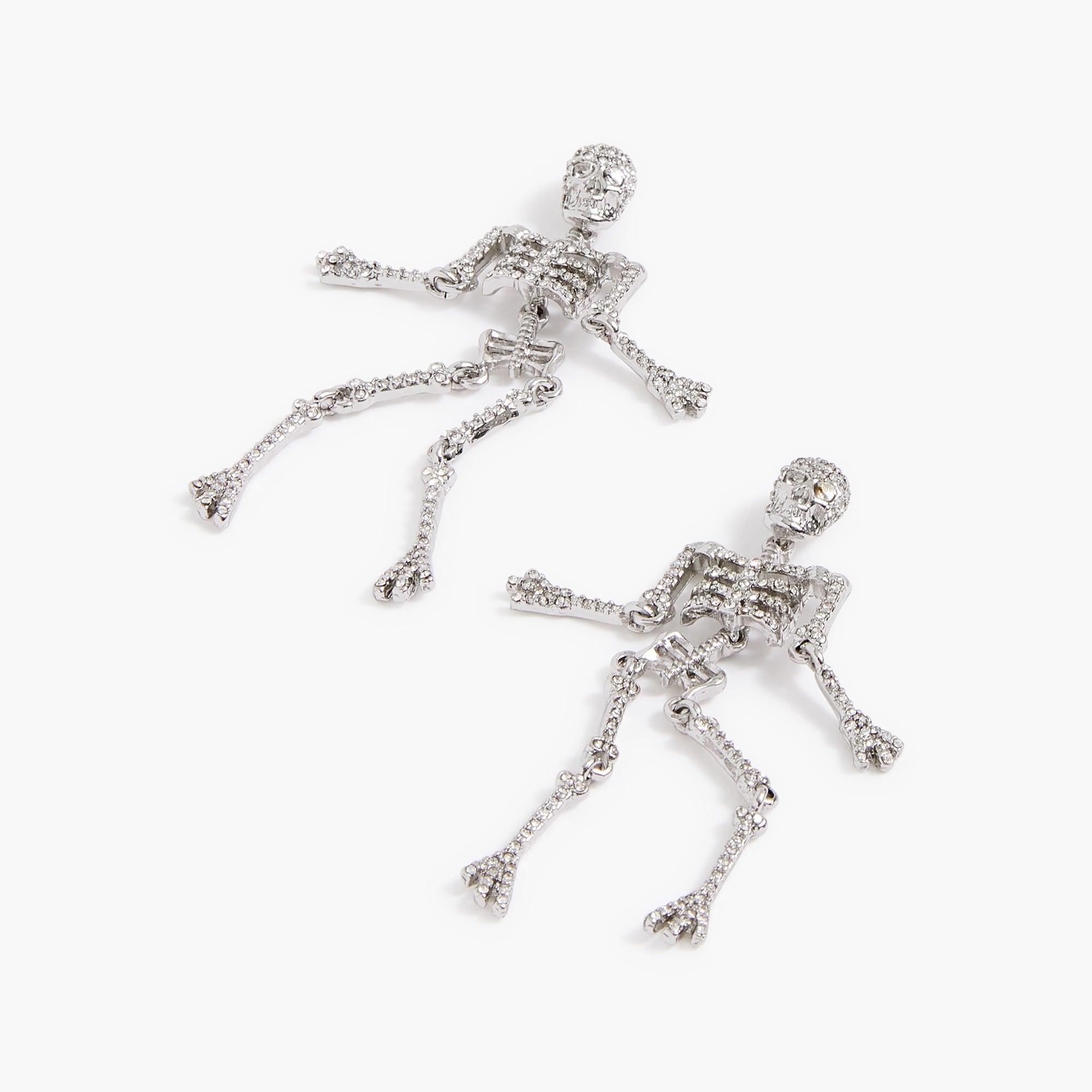 Skeleton statement earrings Product Image