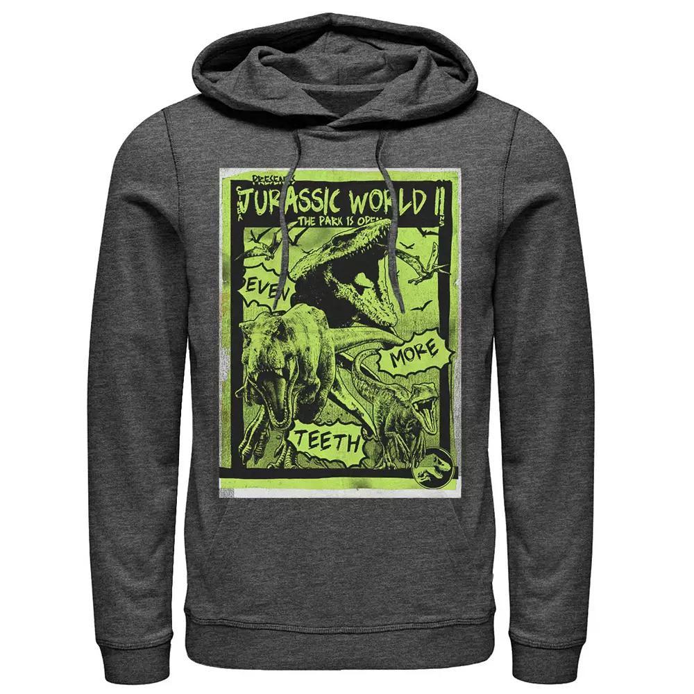 Men's Jurassic World Indominus Rex Green Schematic Graphic Pullover Graphic Hoodie,  Product Image