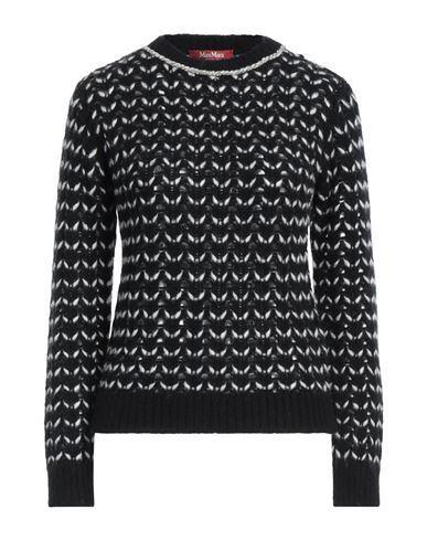 MAX MARA Studio Woman Sweater Black Size L Virgin Wool, Polyamide Product Image