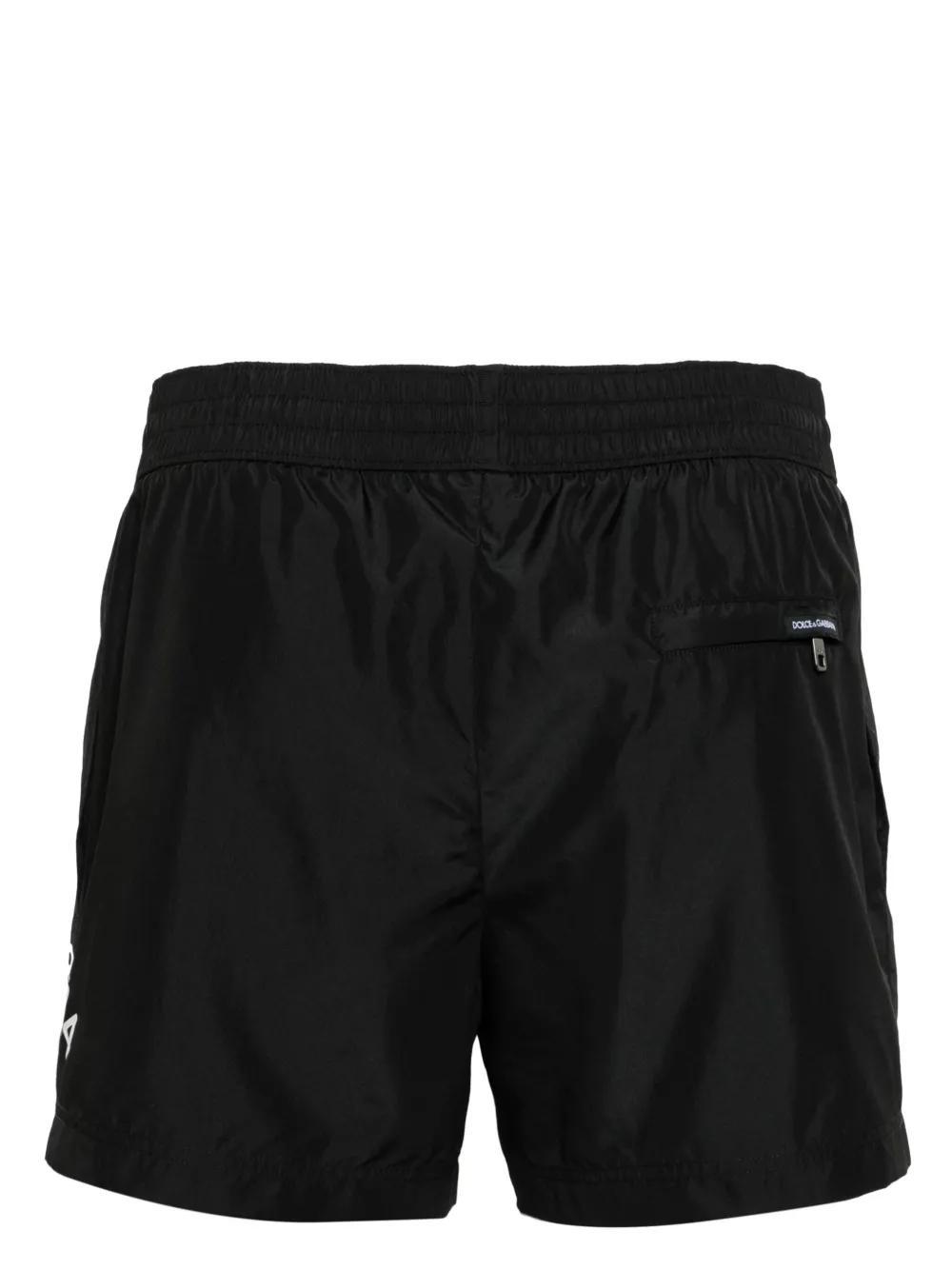 logo-print drawstring swim shorts Product Image