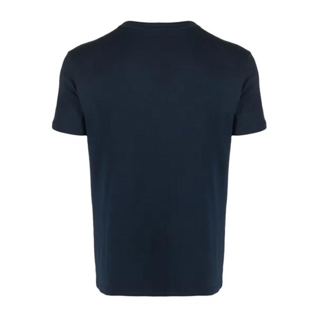 TOM FORD Scoop Neck T-shirt In Blau Product Image