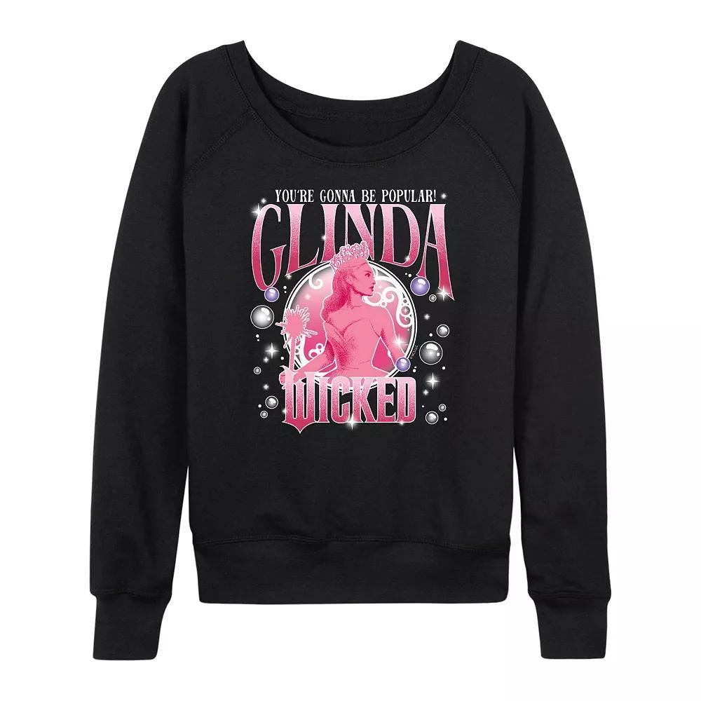 Women's Wicked Glinda Popular French Terry Long Sleeve Tee,  Product Image