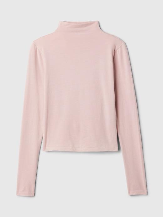 Featherweight Cropped Turtleneck Product Image