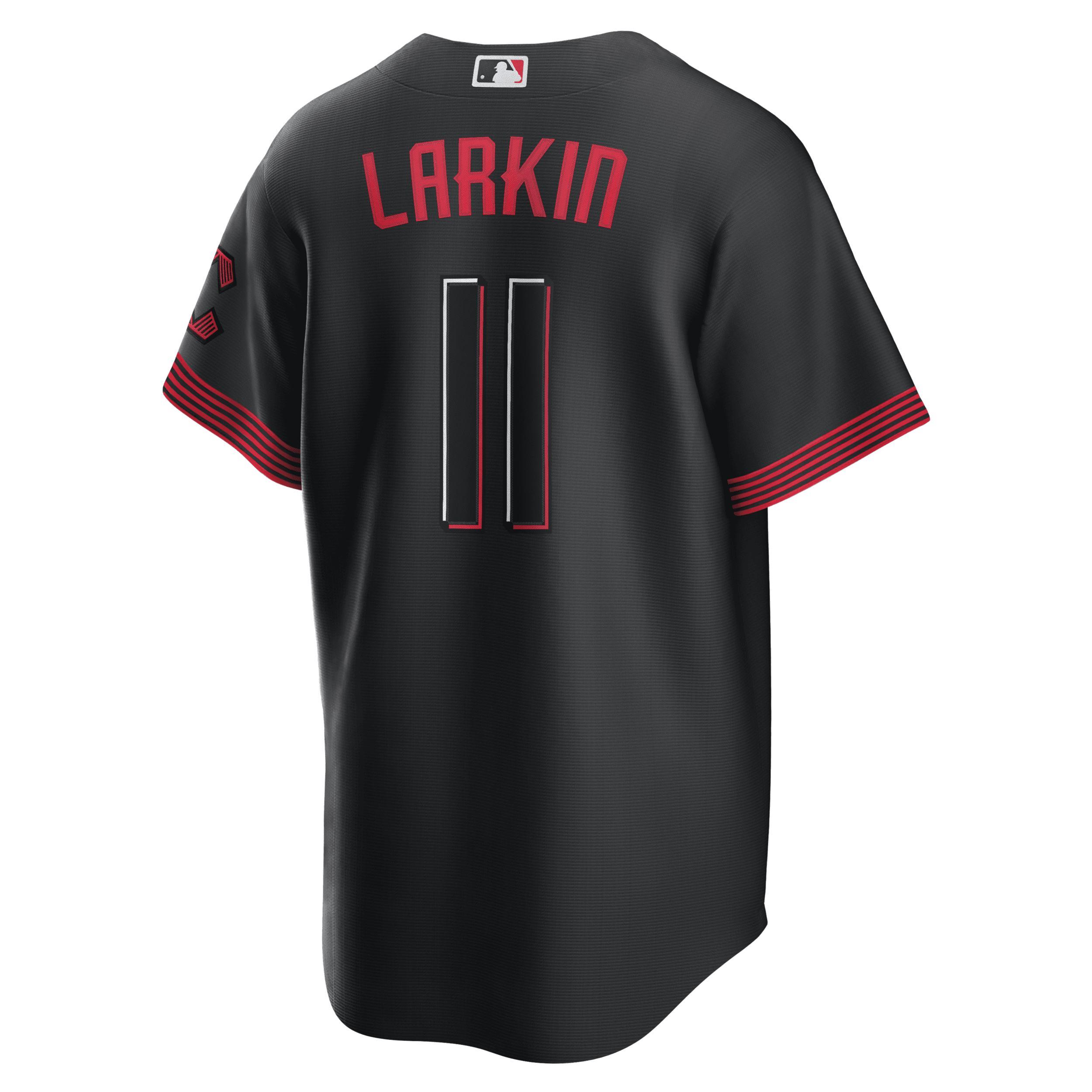 Nike Mens MLB Cincinnati Reds City Connect (Barry Larkin) Replica Baseball Jersey Product Image