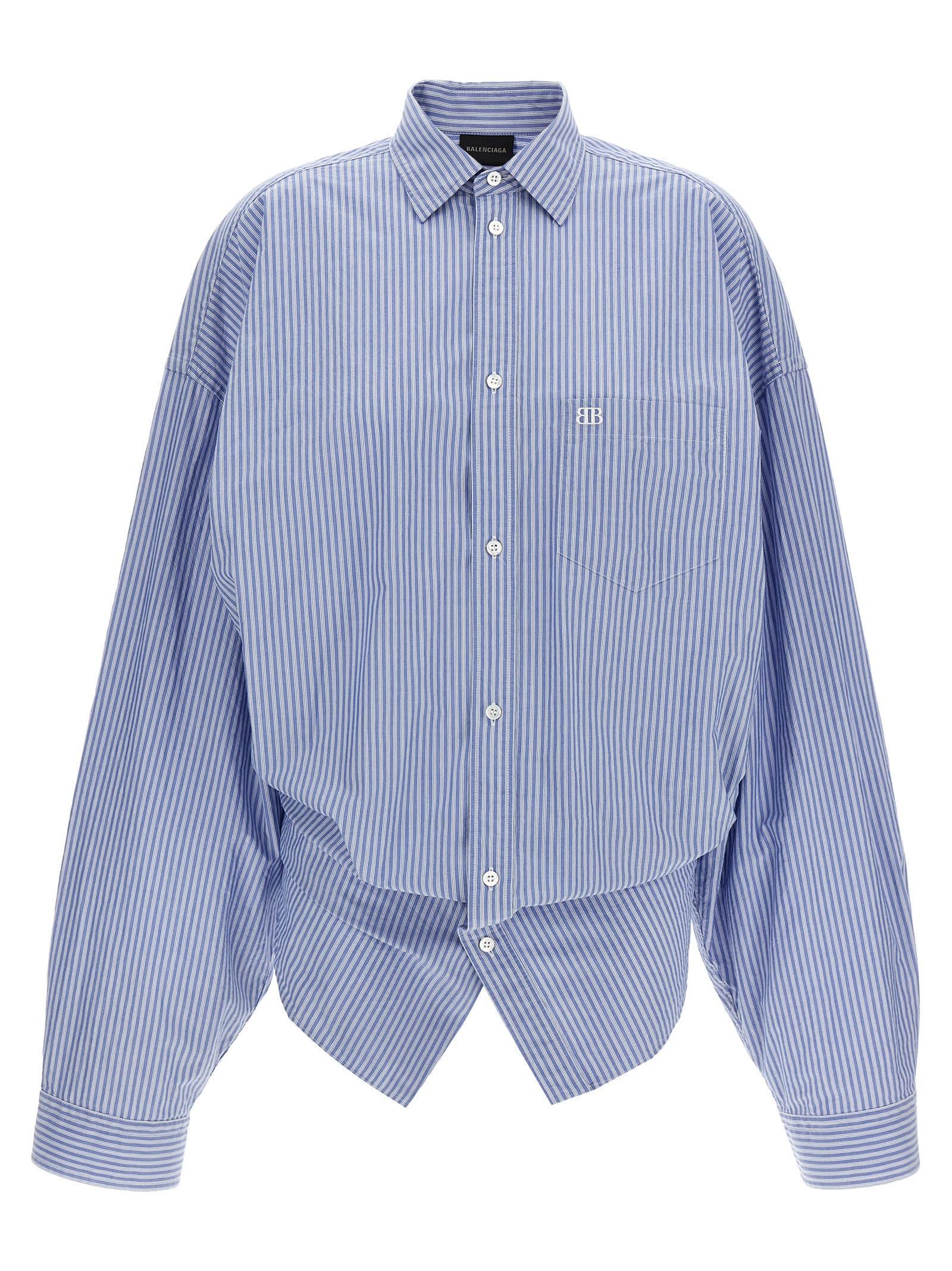 BALENCIAGA Shirt In Blue Product Image