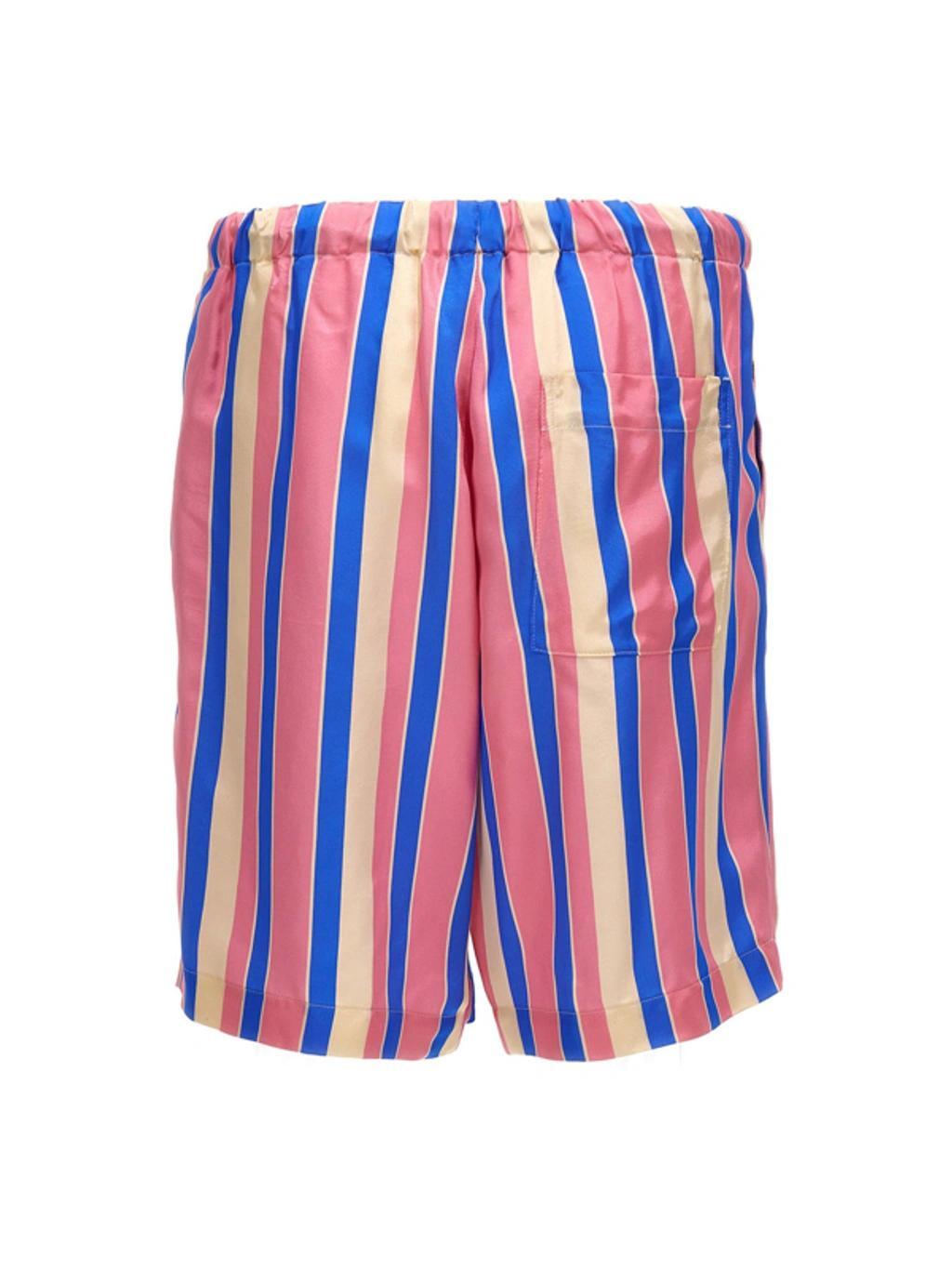 Striped Piperi Shorts In Pink Product Image