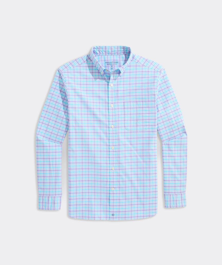 Bellamy Plaid Performance Cotton Shirt Product Image