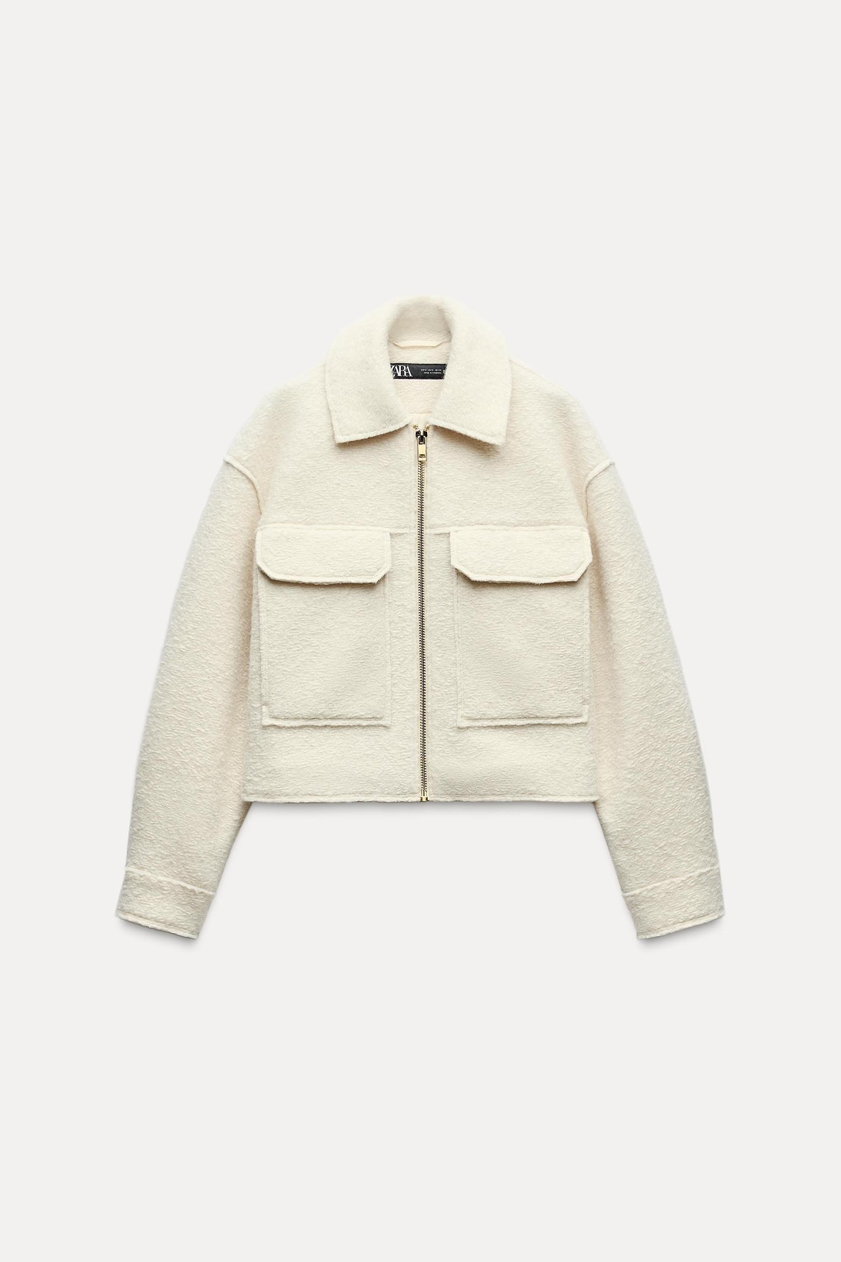 CROPPED BOUCLÉ JACKET Product Image