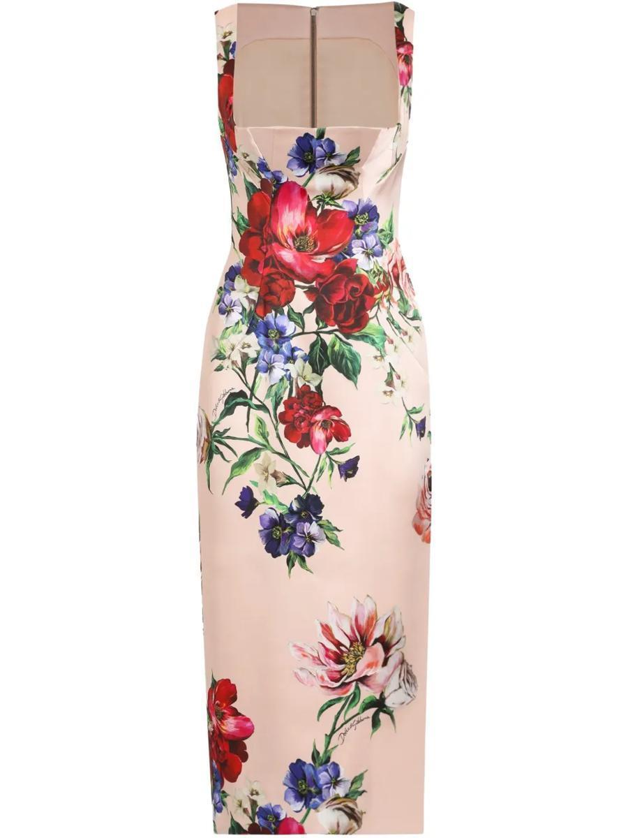 floral-print midi dress Product Image