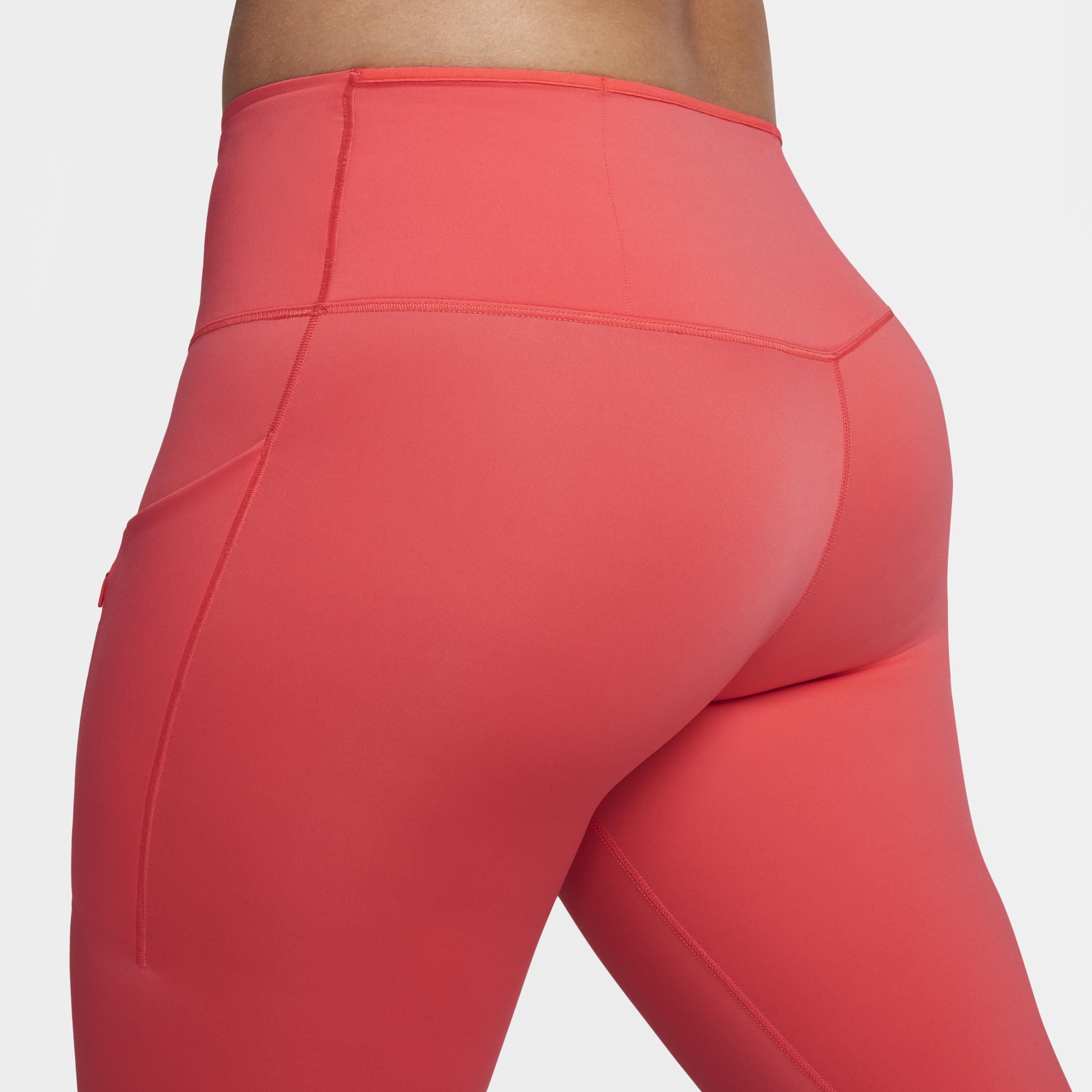 Nike Womens Go Firm-Support Mid-Rise Full-Length Leggings with Pockets Product Image