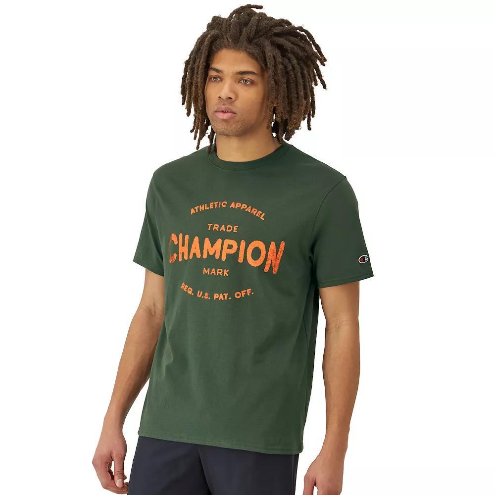 Men's Champion® Trademark Classic Graphic Tee, Size: Small, Ground Green Product Image