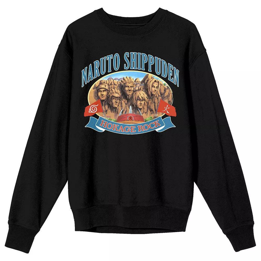 Men's Naruto Shippuden Hokage Rock Long Sleeve Graphic Tee,  Product Image