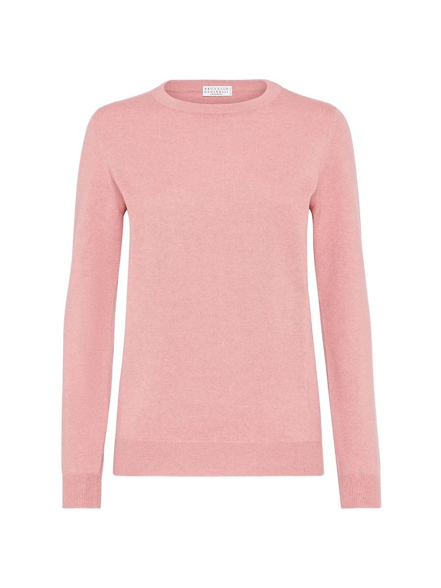 Womens Cashmere Sweater with Monili Product Image