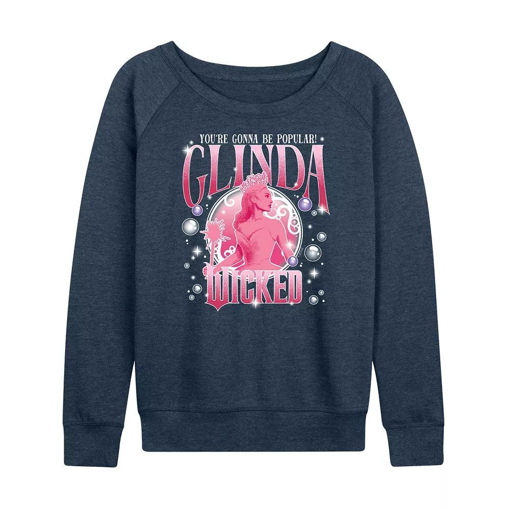 Women's Wicked Glinda Popular French Terry Long Sleeve Tee,  Product Image
