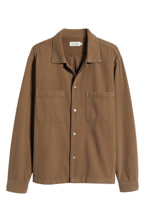 FRAME Shirt Jacket In Soft Mocha Product Image