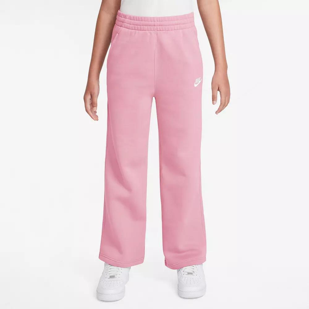 Unisex Nike Sportswear Club Fleece Girls Wide-Leg Pants | FZ6774-063 Product Image