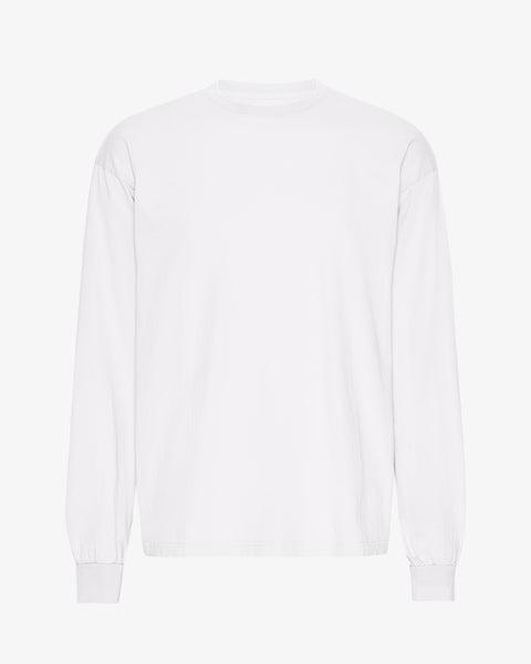 Oversized Organic LS T-Shirt - Optical White Product Image