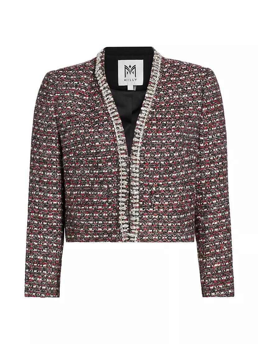 Amaya Tweed Crystal-Trim Jacket Product Image