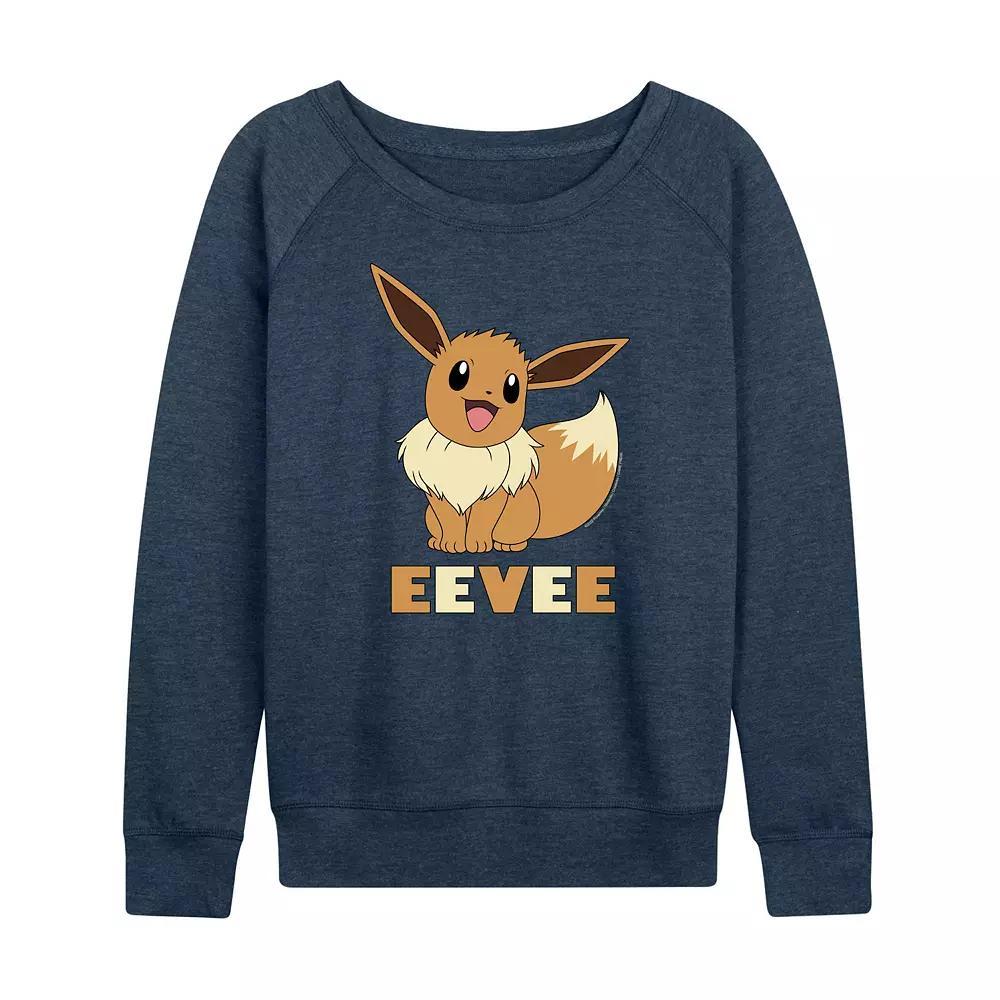 Women's Pokemon Eevee French Terry Long Sleeve Tee,  Product Image