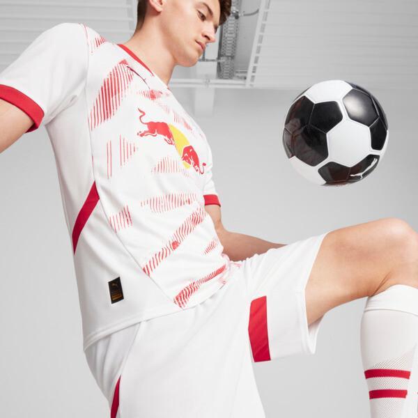 PUMA RB Leipzig 24/25 Men's Replica Home Soccer Jersey in White/For All Time Red Product Image