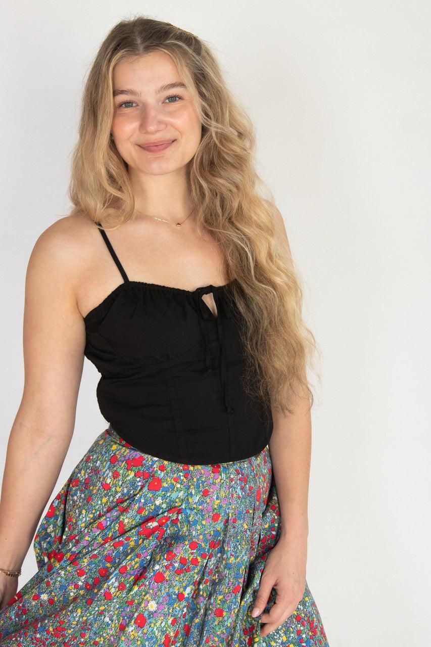 Tie Front Bustier Top Product Image